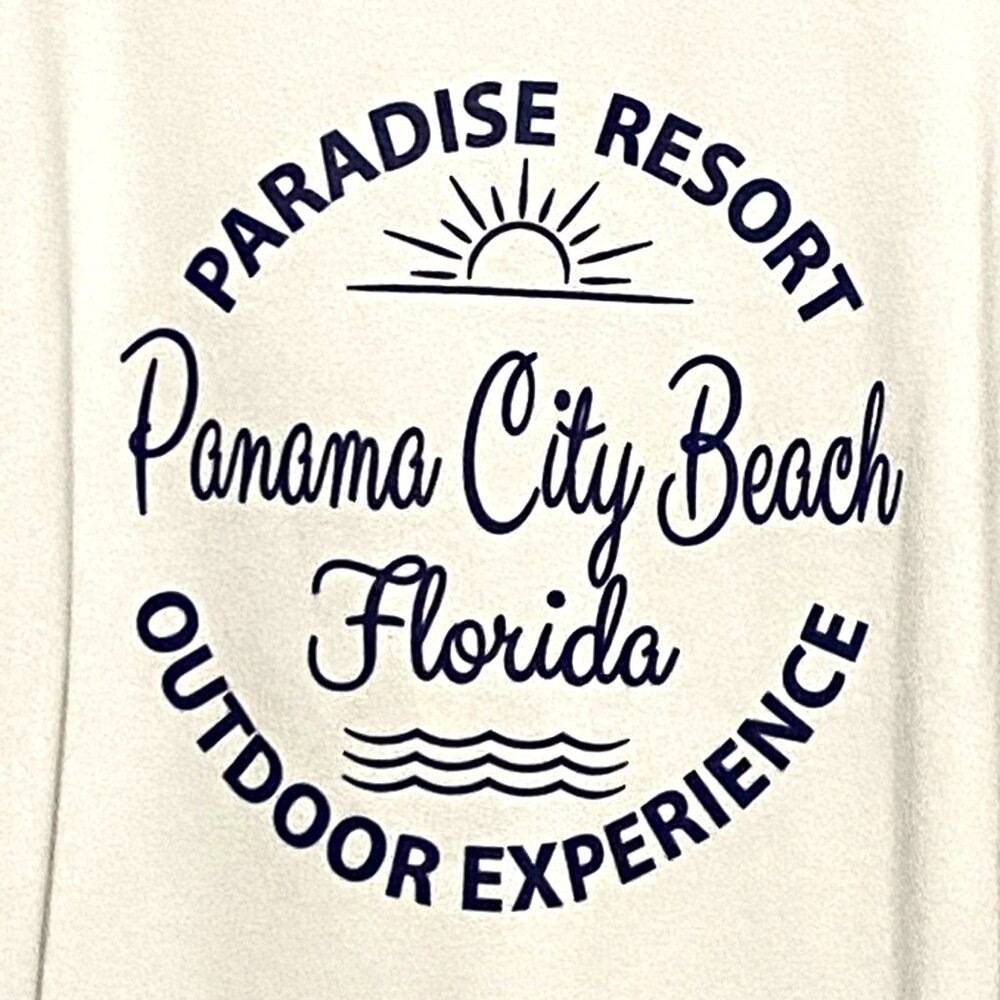 Paradise Resort Sweatshirt Mens XL‎ Panama City Beach Florida Sporty Athletic